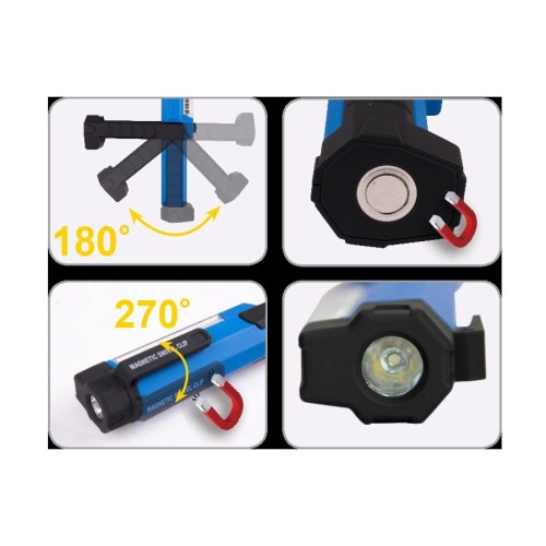lampara de inspeccion led king tony 9ta28a 145 lm cob 80 lm para moto y coche