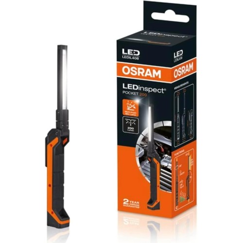 lampara de inspeccion led osram ledil408 ledinspect pocket200 recargable 200 lm