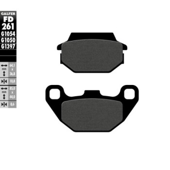 pastillas de freno moto galfer scooter fd261g1050