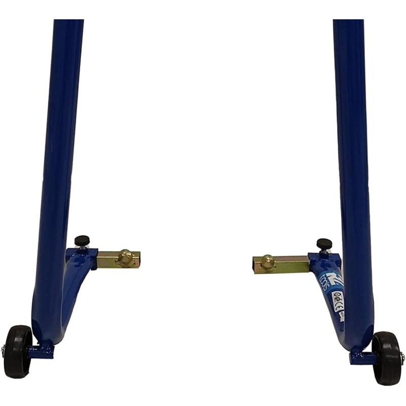 caballete delantero universal para moto rz tools 200015 ajustable 100 kg