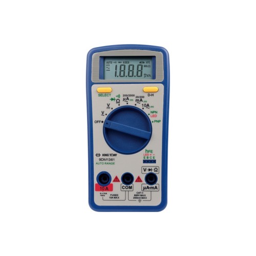 multimetro digital king tony 9dm1361 auto rango ac dc