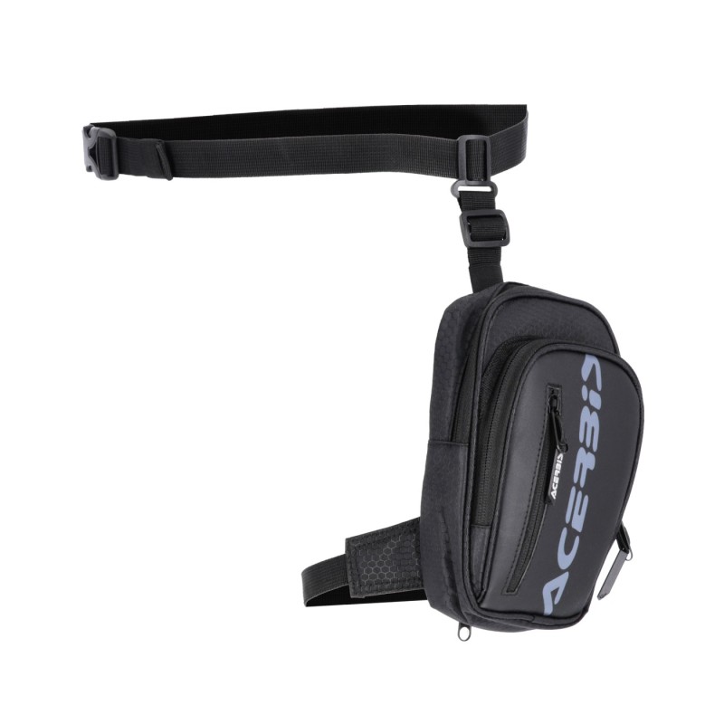 bolsa de pierna acerbis pro leg bag 1l negra 0027107 para moto