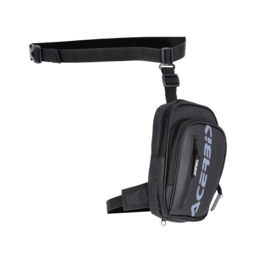 bolsa de pierna acerbis pro leg bag 1l negra 0027107 para moto