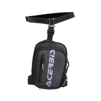 bolsa de pierna acerbis pro leg bag 1l negra 0027107 para moto 2