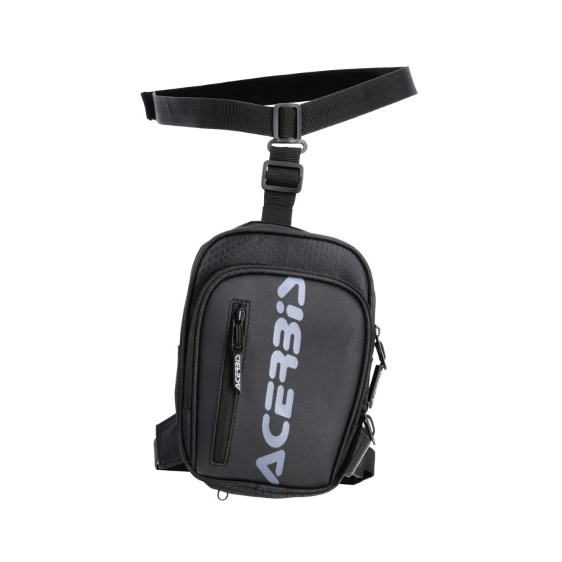 bolsa de pierna acerbis pro leg bag 1l negra 0027107 para moto