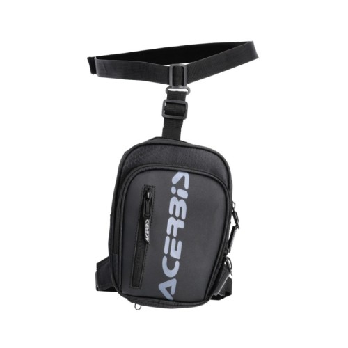 bolsa de pierna acerbis pro leg bag 1l negra 0027107 para moto