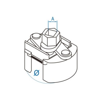 llave de filtros de auto apriete king tony 2