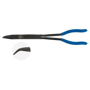 alicate extralargo acodado de punta semirredonda y doble articulacion king tony 633913c 2