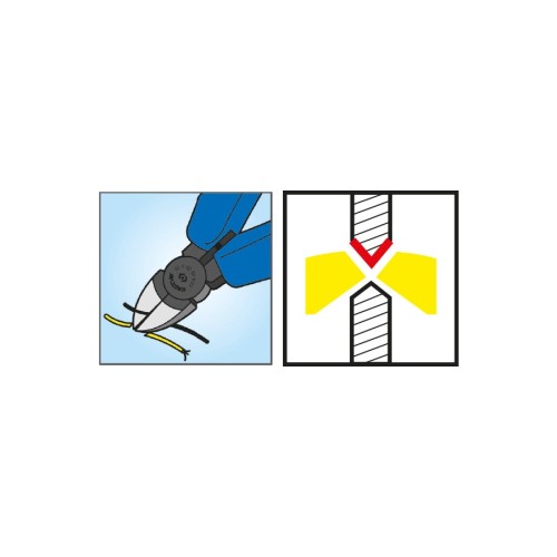 alicate de corte diagonal king tony 621106