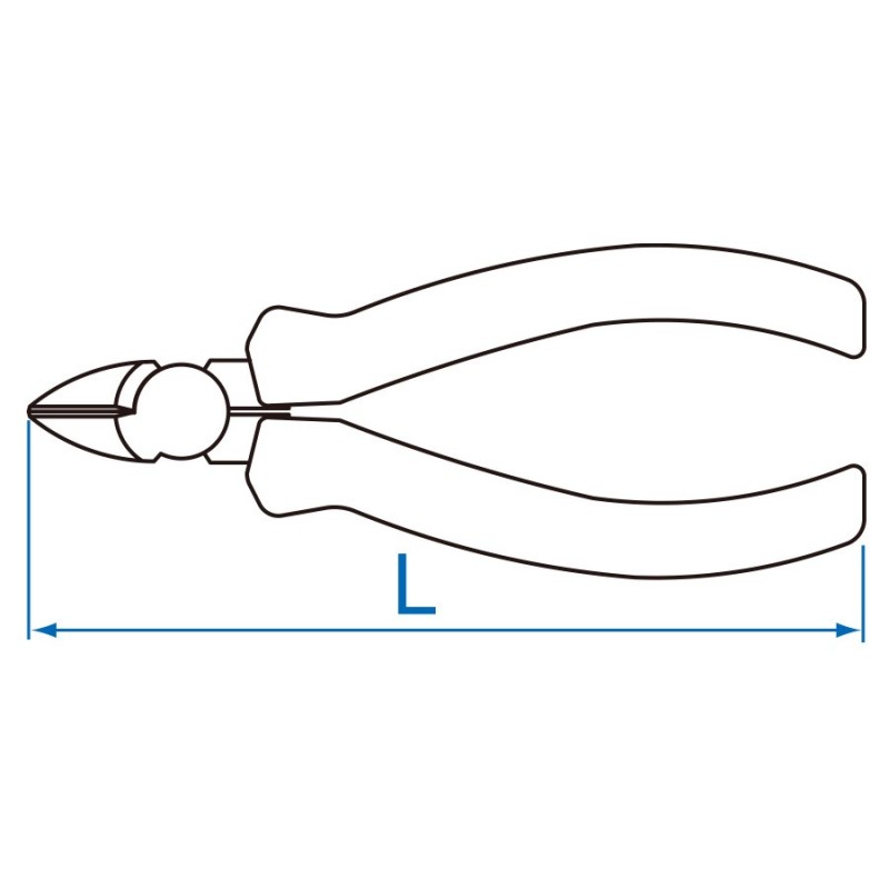 alicate de corte diagonal king tony 621106