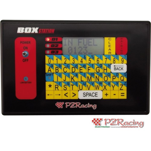 teclado para sistema de comunicacion box piloto pz racing box station bs100