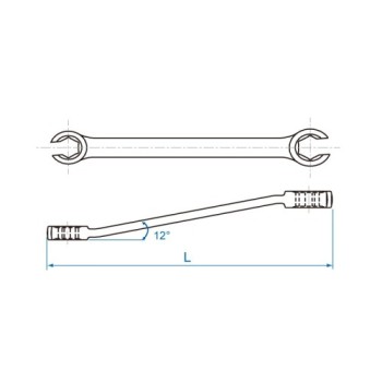 llave para racores de 6 caras king tony 19301113 2