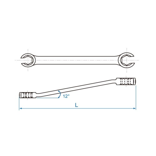 llave para racores de 6 caras king tony 19301113