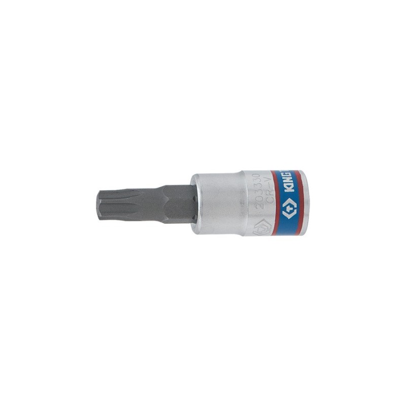 vaso con punta torx t20 y cuadradillo de 1 4 pulgadas king tony 203320
