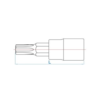 vaso con punta torx t25 y cuadradillo de 1 4 pulgadas king tony 203325 2