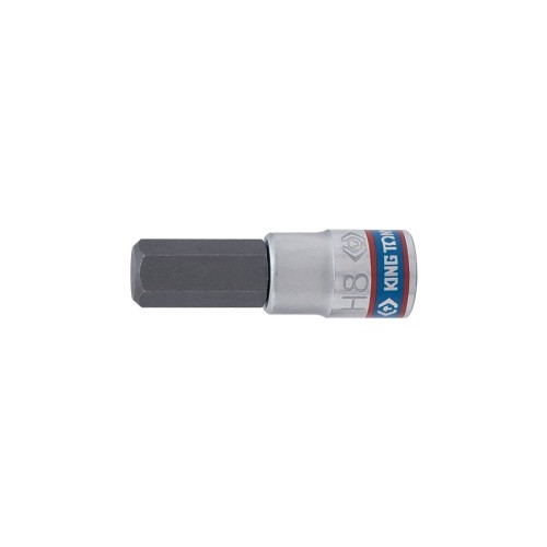 vaso con punta hexagonal 6mm y cuadradillo de 1 4 pulgadas king tony 203506