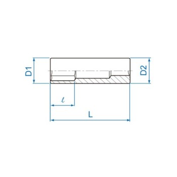 vaso largo hexagonal 7mm king tony 223507m 2