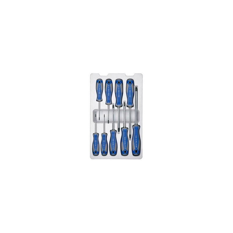 juego de 9 destornilladores torx king tony 30319pr