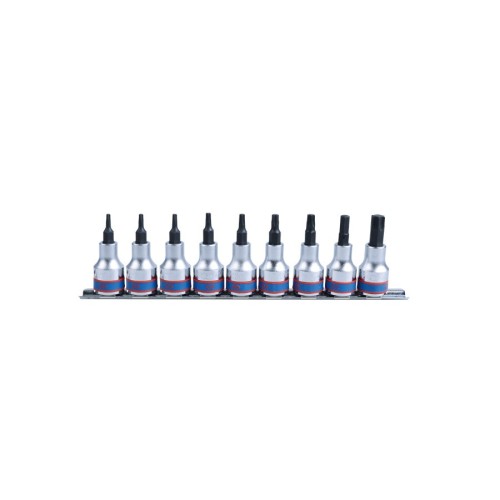 juego de 9 vasos con punta y cuadradillo de 1 2 pulgadas sobre carril king tony 4109pr10