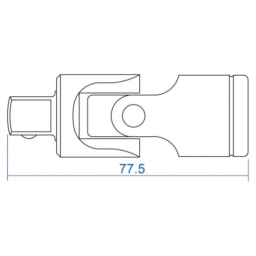 articulacion universal de 1 2 pulgadas king tony 4791