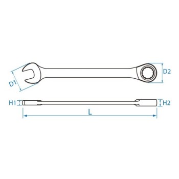 llave rapida king tony 13 mm 373113m 2