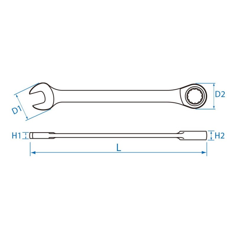 llave rapida king tony 13 mm 373113m