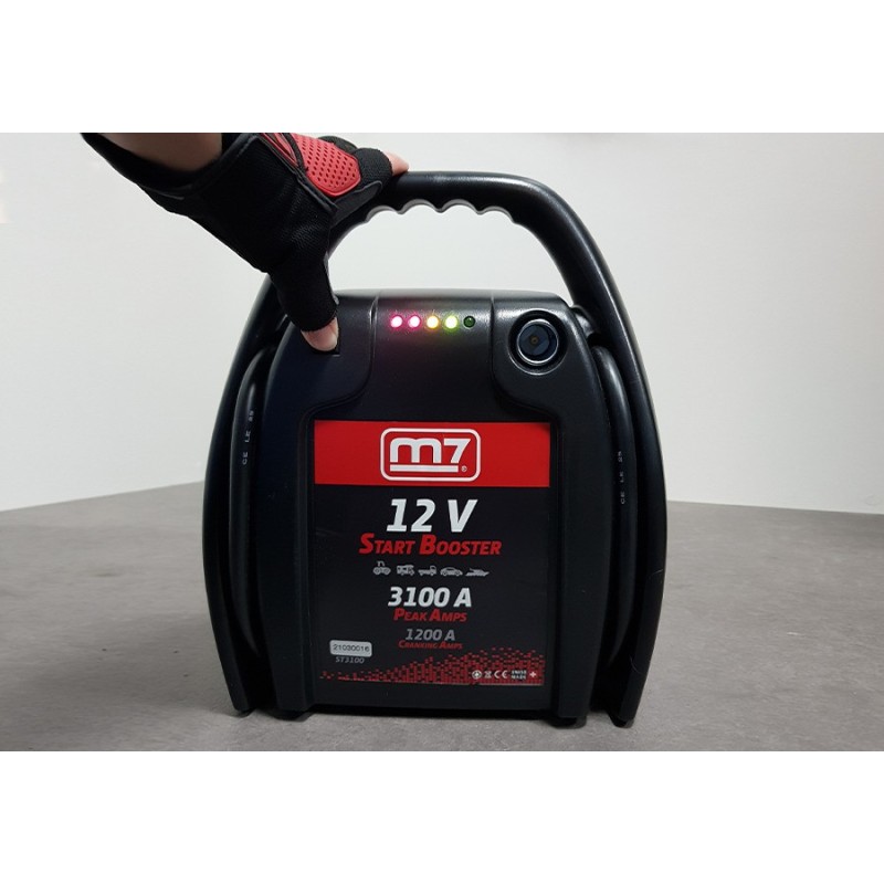 arrancador de bateria m7 st3100 12 v 3100 a profesional