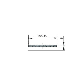 catadioptrico rinder 747r rojo adhesivo 100 x 45 mm 2