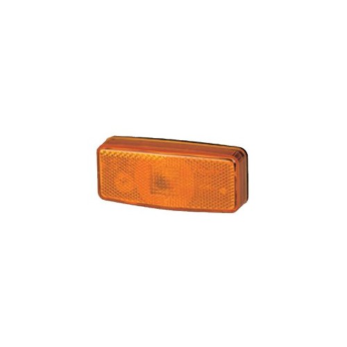 luz de posicion lateral rinder 17000 ambar con catadioptrico 12 24 v