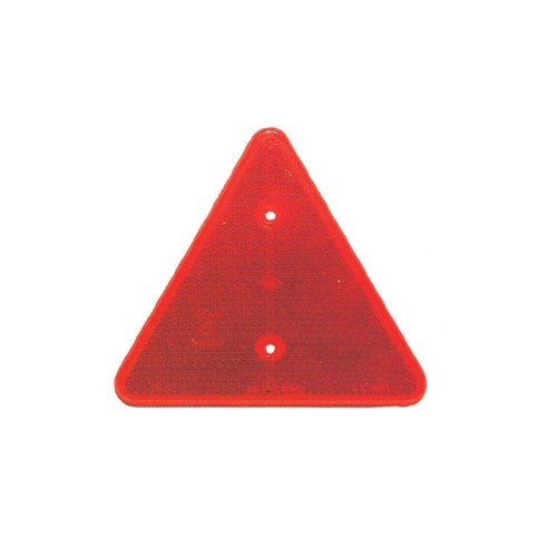 catadioptrico rinder 764r rojo triangular con dos agujeros