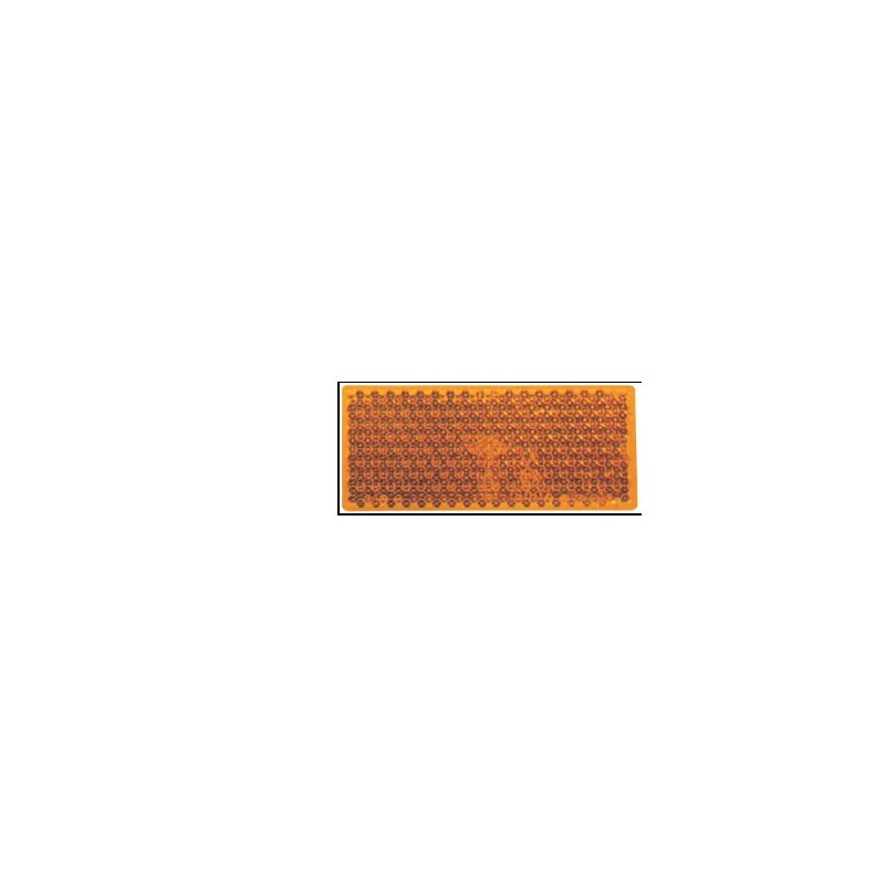 catadioptrico rinder 747a ambar adhesivo 100 x 45 mm