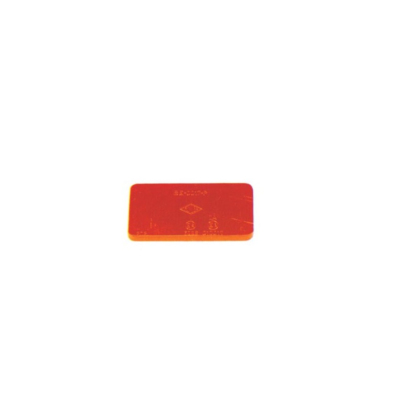 catadioptrico rinder 705r rojo adhesivo 80 x 41 mm