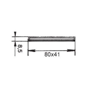 catadioptrico rinder 705r rojo adhesivo 80 x 41 mm 2