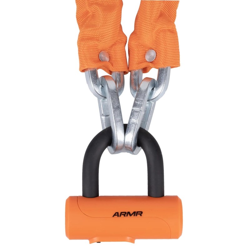 cadena antirrobo oxford armr 10 mm x 1 5 m arm104 con cierre de 12 mm