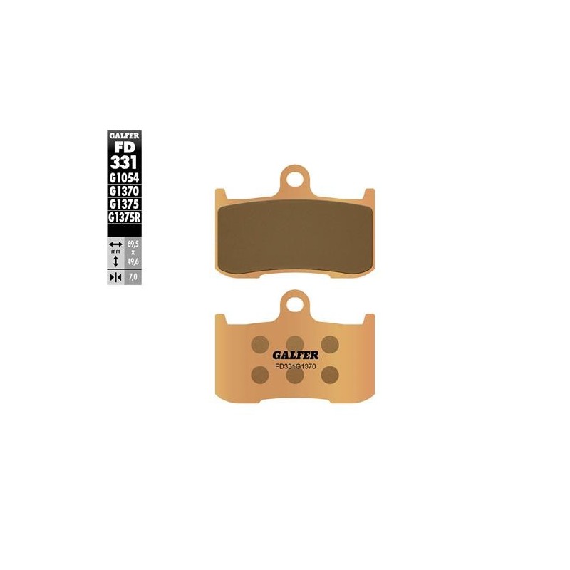 pastillas de freno moto galfer sinter street fd331