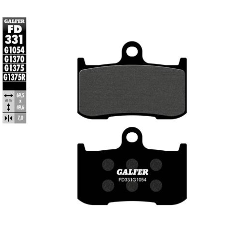 pastillas de freno moto galfer sinter sport r fd33