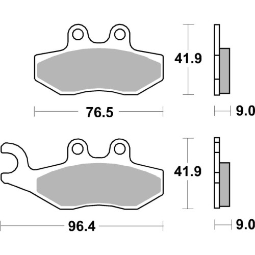 pastillas de freno moto brembo genuinas 07056