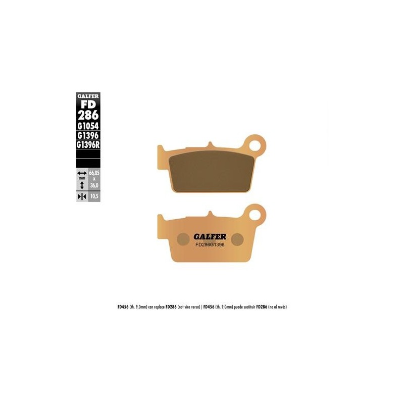 pastillas de freno moto galfer sinter offroad fd28