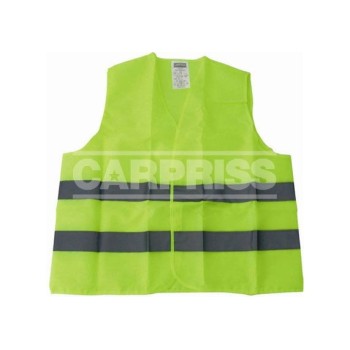 chaleco reflectante carpriss 79620032 amarillo de poliester homologado ce