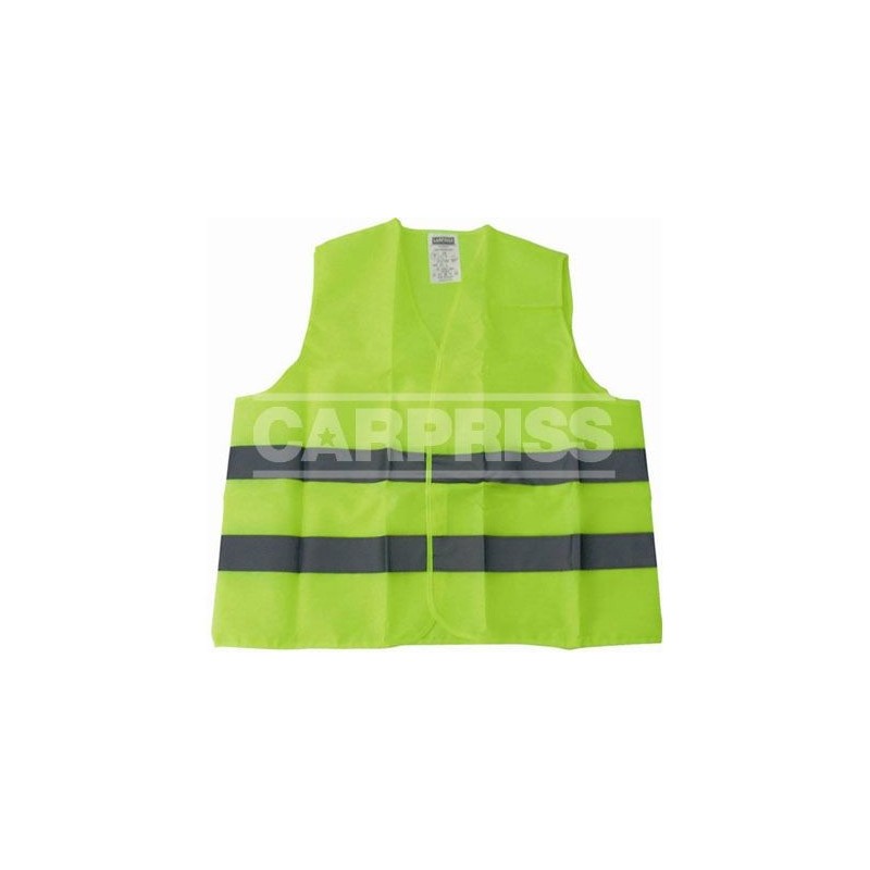 chaleco reflectante carpriss 79620032 amarillo de poliester homologado ce