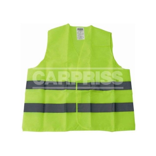 chaleco reflectante carpriss 79620032 amarillo de poliester homologado ce