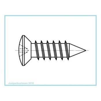 tornillo autorroscante st4 2x12 zairon zs1