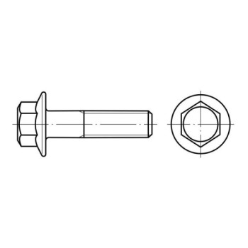 tornillo de cabeza grande con brida m8x45 zairon zs6