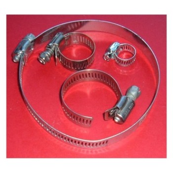 abrazadera de la caja del filtro de aire 27 51 mm acero inoxidable zairon zs3