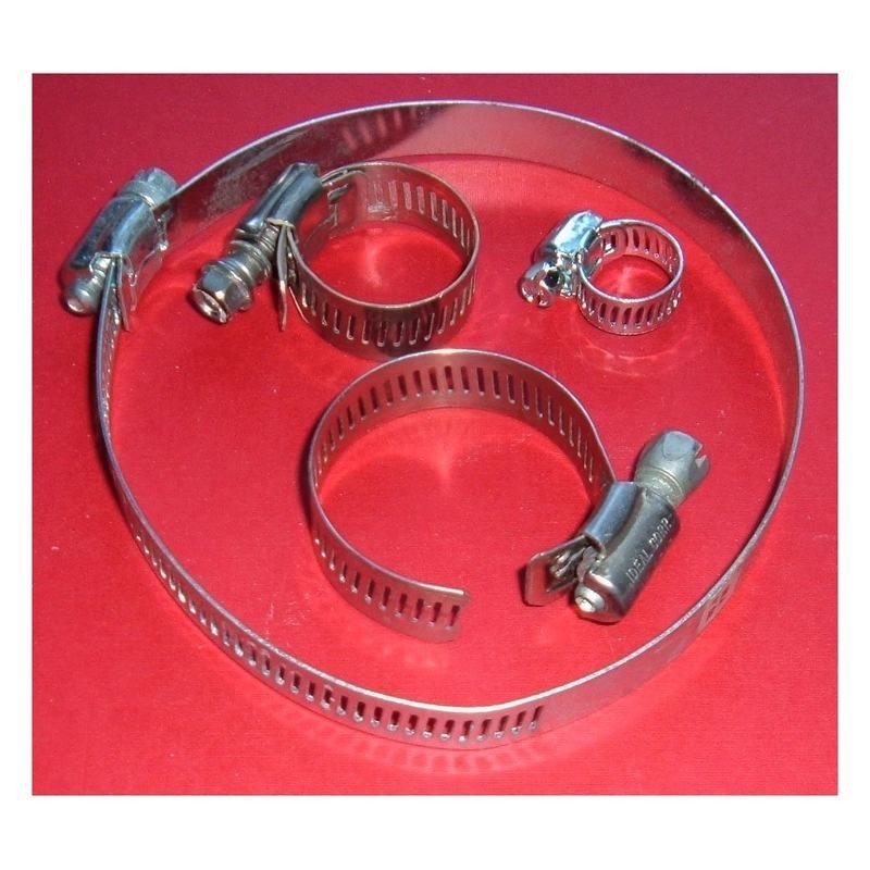 abrazadera de la caja del filtro de aire 27 51 mm acero inoxidable zairon zs3