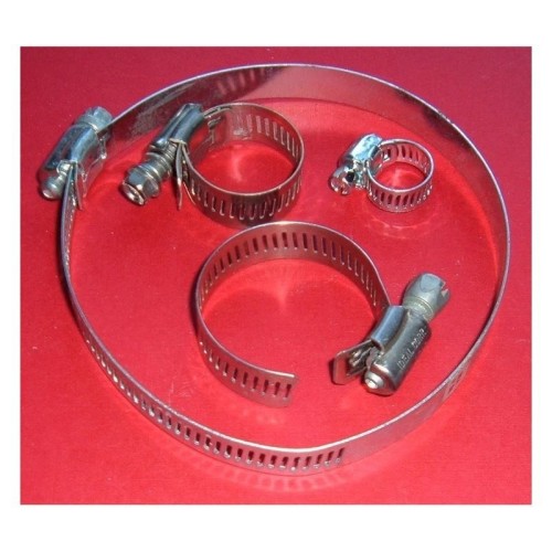 abrazadera de la caja del filtro de aire 27 51 mm acero inoxidable zairon zs3