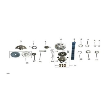 rodillo de variador zairon zs3