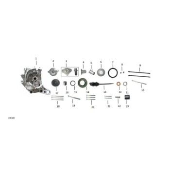 tapon del filtro de aceite gy6 125 zairon zs3
