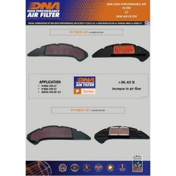 filtro de aire dna yamaha x max 125 p y1sc21 01 2