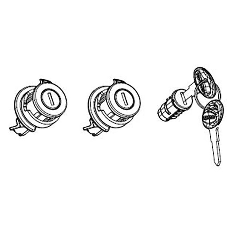 set de 3 cerraduras con llave shad 203134r1